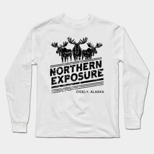 Northern Exposure distressed effect Long Sleeve T-Shirt